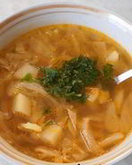 Вегетарианские щи в мультиварке