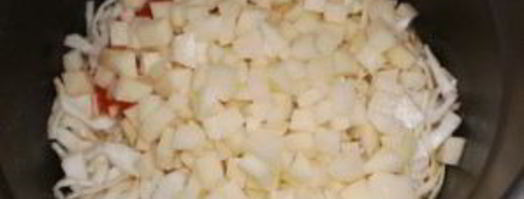 вегетарианские щи в мультиварке. Шаг 9