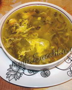 Зеленые щи из щавеля