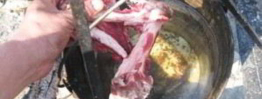 шурпа из баранины на костре. Шаг 4