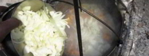 шурпа из баранины на костре. Шаг 9