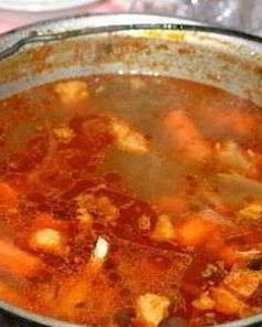 Шурпа из баранины с нутом