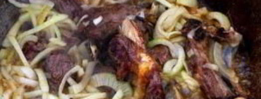 шурпа из баранины в казане. Шаг 4