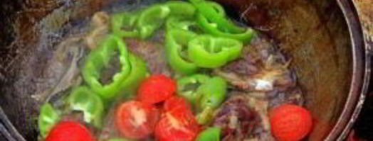 шурпа из баранины в казане. Шаг 5