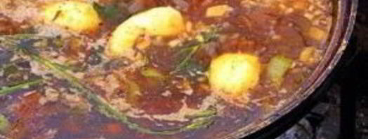 шурпа из баранины в казане. Шаг 9