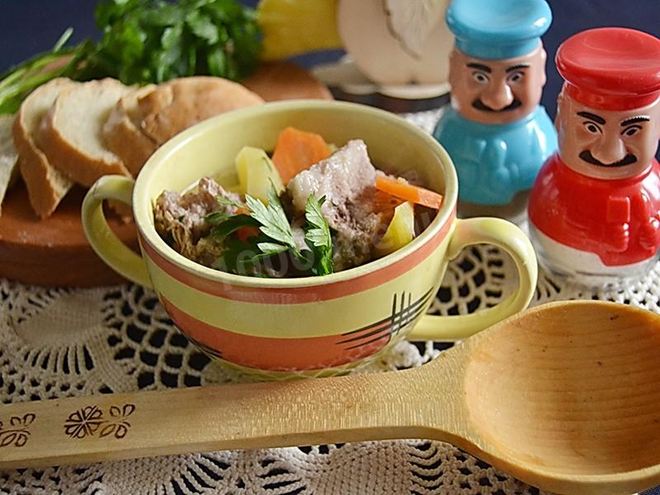 Рецепт шурпы из баранины в мультиварке
