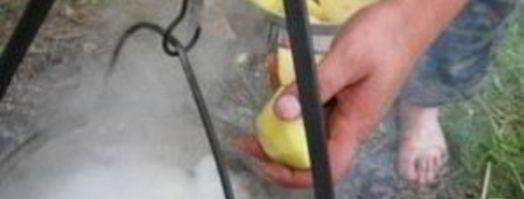 шурпа из говядины на костре. Шаг 6