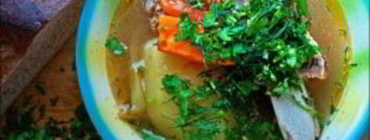 шурпа из говядины на костре. Шаг 8