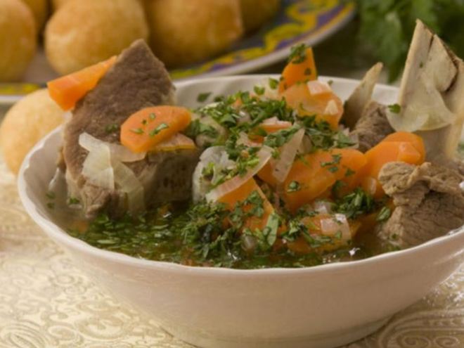 Рецепт шурпы из говядины в горшочке