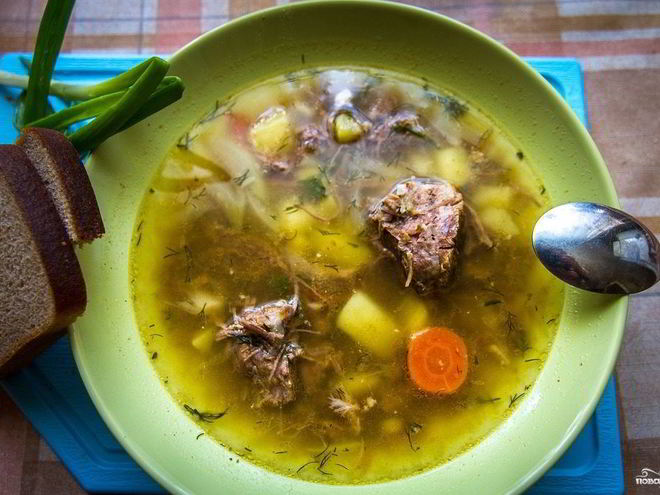 Рецепт шурпы из кабана