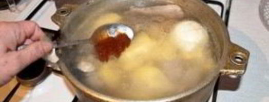 шурпа из курицы с зеленью. Шаг 4