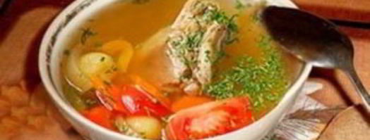 шурпа из курицы с зеленью. Шаг 7