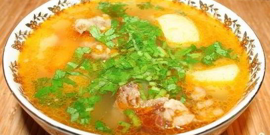 Шурпа из курицы в мультиварке