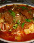 Шурпа из свинины в казане