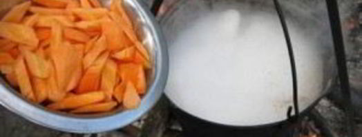 шурпа из утки на костре. Шаг 5