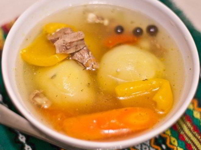 Рецепт шурпы на бараньем бульоне