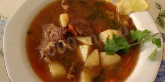 Шурпа по-узбекски