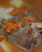 Шурпа узбекская с бараниной и машем