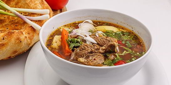 Узбекская шурпа из говядины