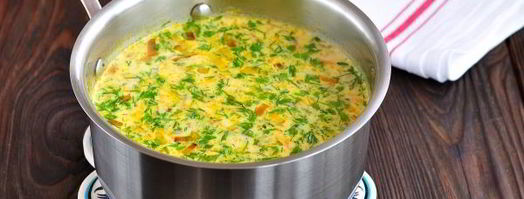 сливочный суп с грибами и плавленным сыром. Шаг 13