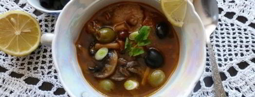 грибная сборная солянка. Шаг 16