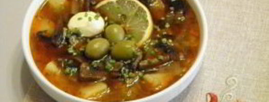 грибная солянка с картошкой. Шаг 10