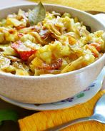 Капустная солянка с беконом и перловкой