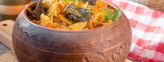 капустная солянка с грибами. Шаг 10