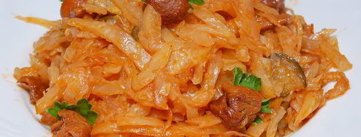 солянка из капусты с грибами. Шаг 8