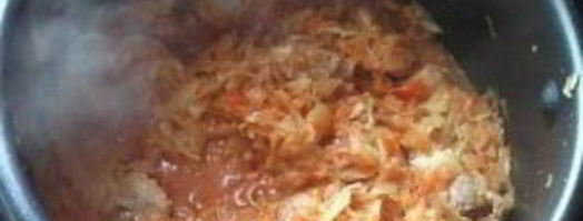 солянка из капусты в мультиварке. Шаг 7