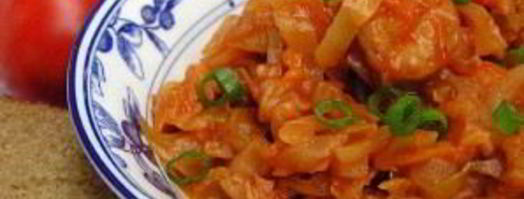 солянка из капусты в мультиварке. Шаг 8