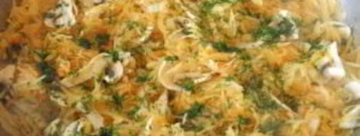 солянка из свежей капусты с грибами. Шаг 9