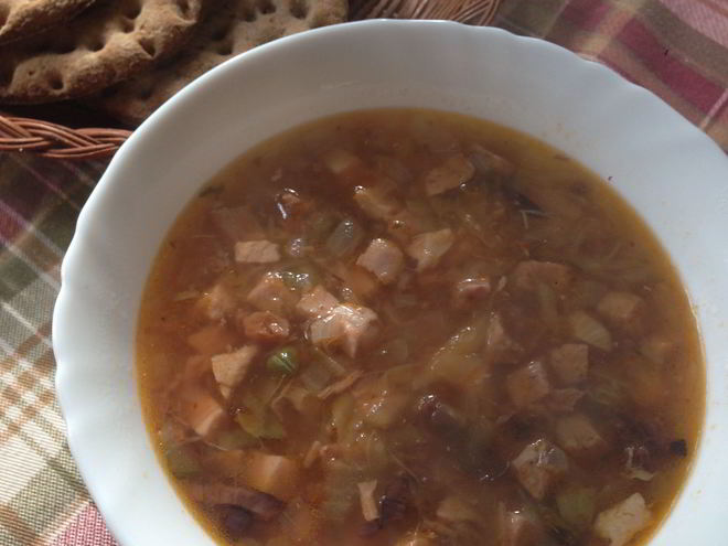 Рецепт солянки мясной сборной