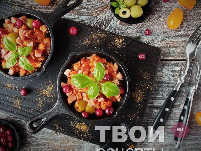 Рецепт солянки на сковороде