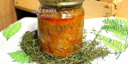 Солянка овощная с грибами