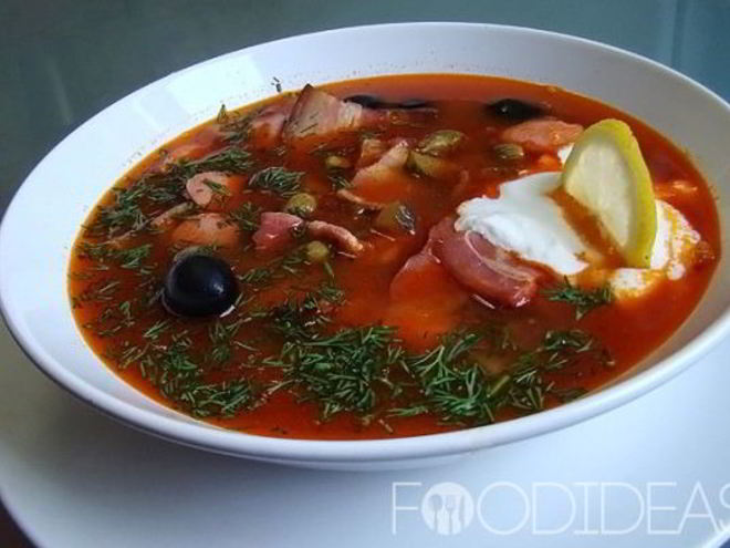 Рецепт солянки по-домашнему