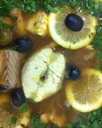 Солянка рыбная сборная с каперсами