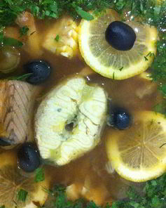 Солянка рыбная сборная с каперсами