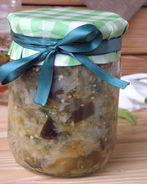 Солянка с баклажанами и капустой на зиму