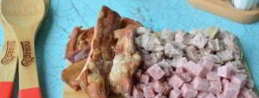 солянка с копченостями в хлебе. Шаг 6