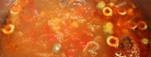 солянка с креветками. Шаг 18