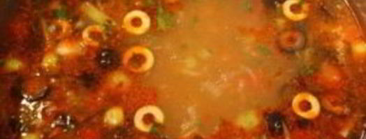 солянка с креветками. Шаг 21