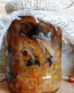 Солянка с подосиновиками