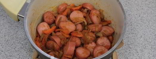 солянка с сосиской. Шаг 8