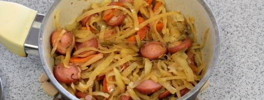 солянка с сосиской. Шаг 10