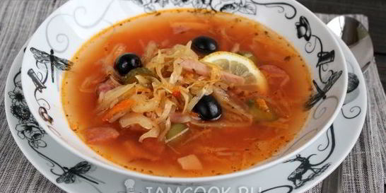 Солянка сборная в мультиварке