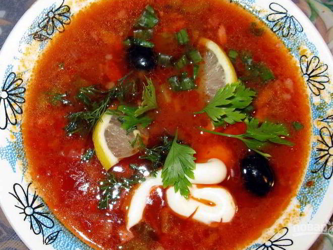 Рецепт солянки сборной