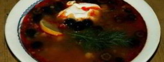 солянка со свиными ребрышками. Шаг 10