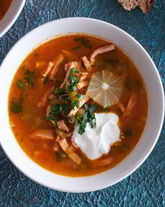 Солянка в черноморском стиле