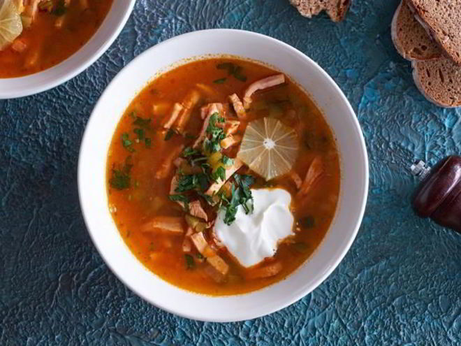 Рецепт солянки в черноморском стиле